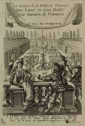 フランス貴族の庭、1640年頃